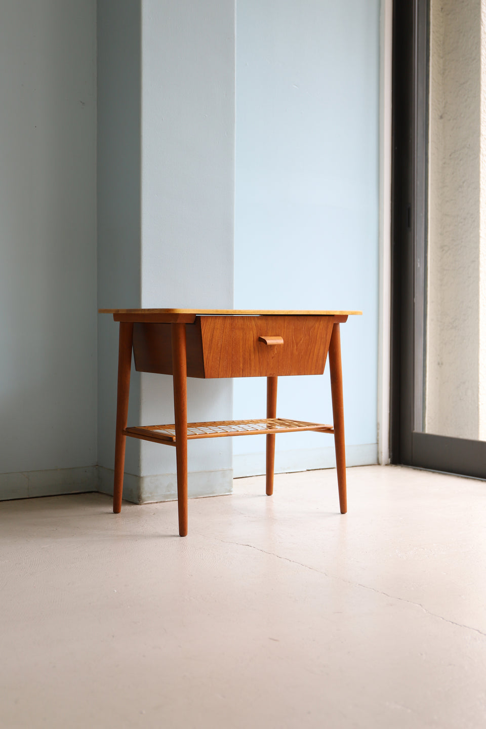 Danish Vintage Sewing Chest Side Table/デンマークヴィンテージ ソーイングサイド テーブル チェスト 北欧インテリア