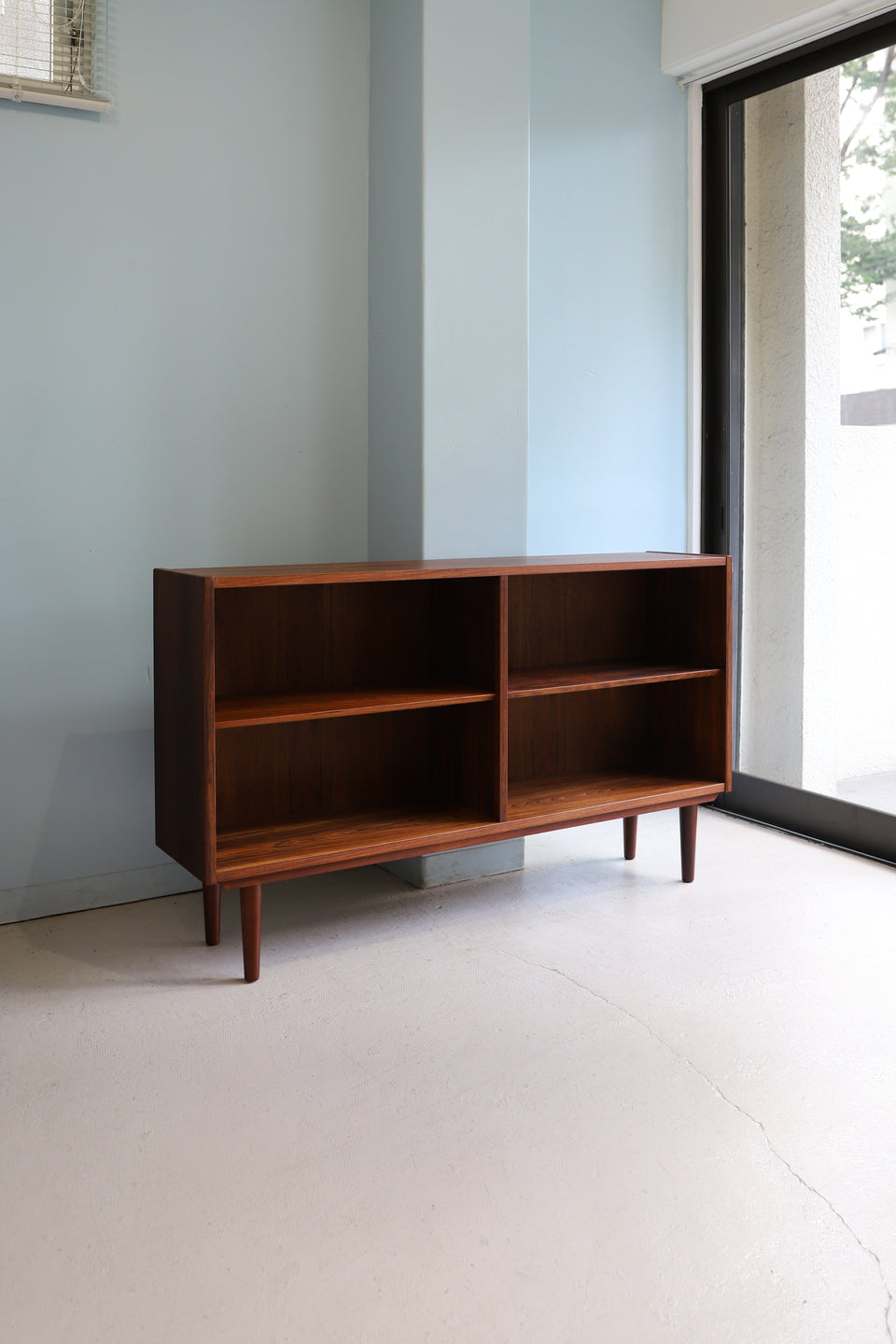 Hundevad&Co. Low Bookcase Rosewood Danish Vintage/デンマークヴィンテージ ブックケース 本棚 ローズウッド 収納 北欧家具