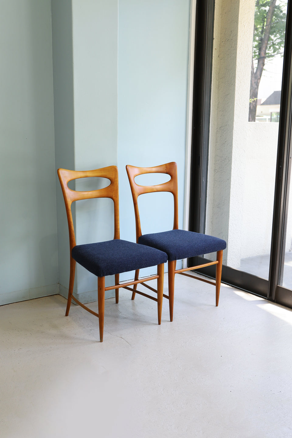 Italian Vintage Dining Chair Paolo Buffa/イタリアヴィンテージ ダイニングチェア 椅子 チェリー材