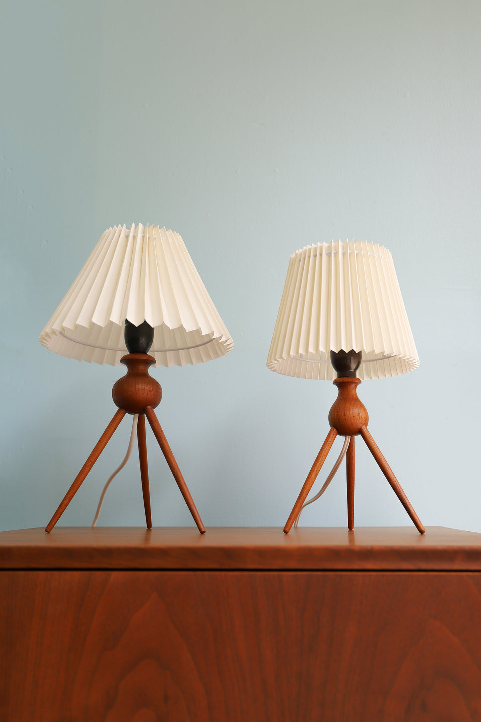 Teakwood Tripod Table Lamp Danish Vintage/デンマークヴィンテージ テーブルランプ チーク材 間接照明 北欧インテリア