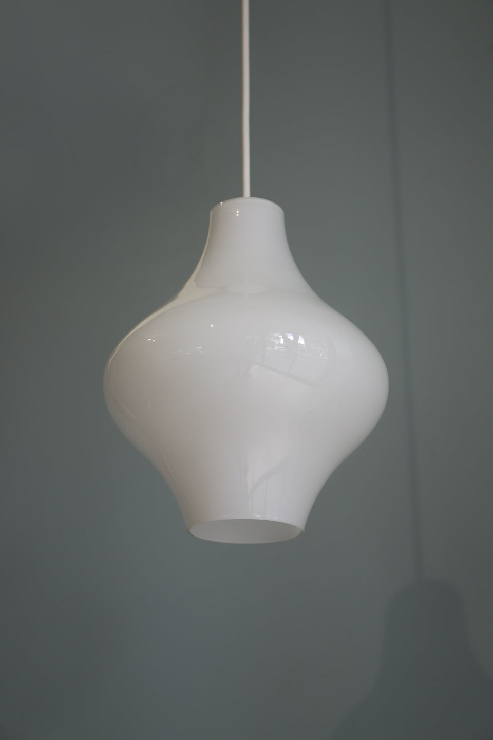 Vintage Opal Glass Pendant Light/ヴィンテージ オパールガラス ペンダントライト 照明