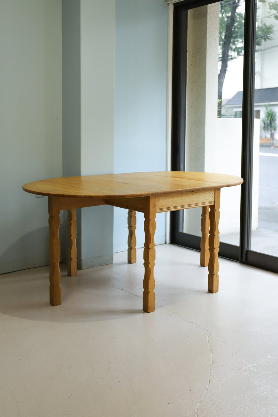Anker Sørensen Oakwood Extension Dining Table Danish Vintage/アンカーソーレンセン エクステンション ダイニングテーブル オーク材 北欧家具
