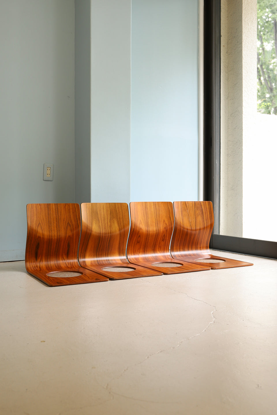 Tendo Legless Chair Rosewood Japanese Modern/天童木工 座イス ローズウッド プライウッド ジャパニーズモダン