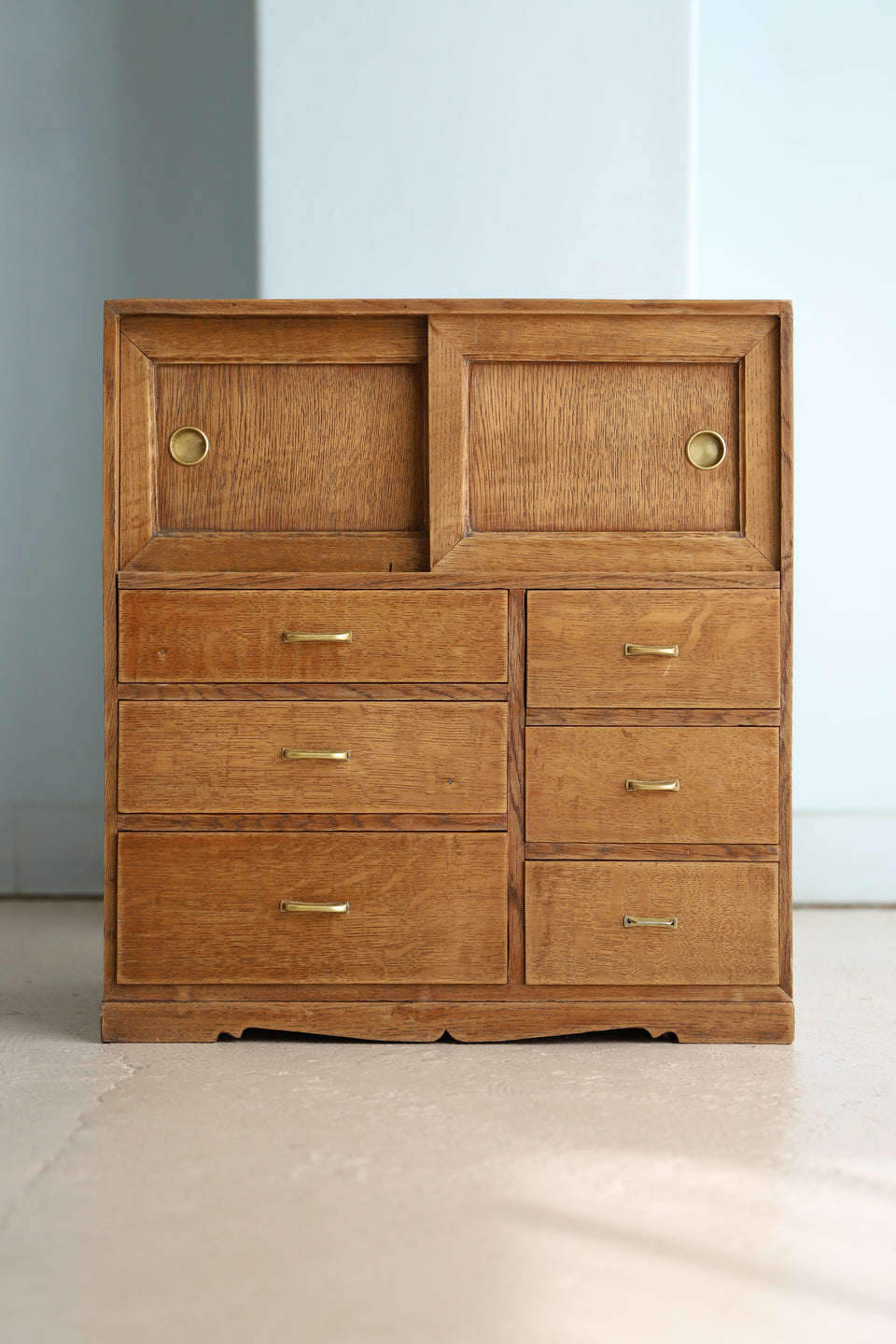 Japanese Vintage Small Wooden Drawer/ジャパンヴィンテージ 木製小引き出し レトロモダン シャビー 古道具