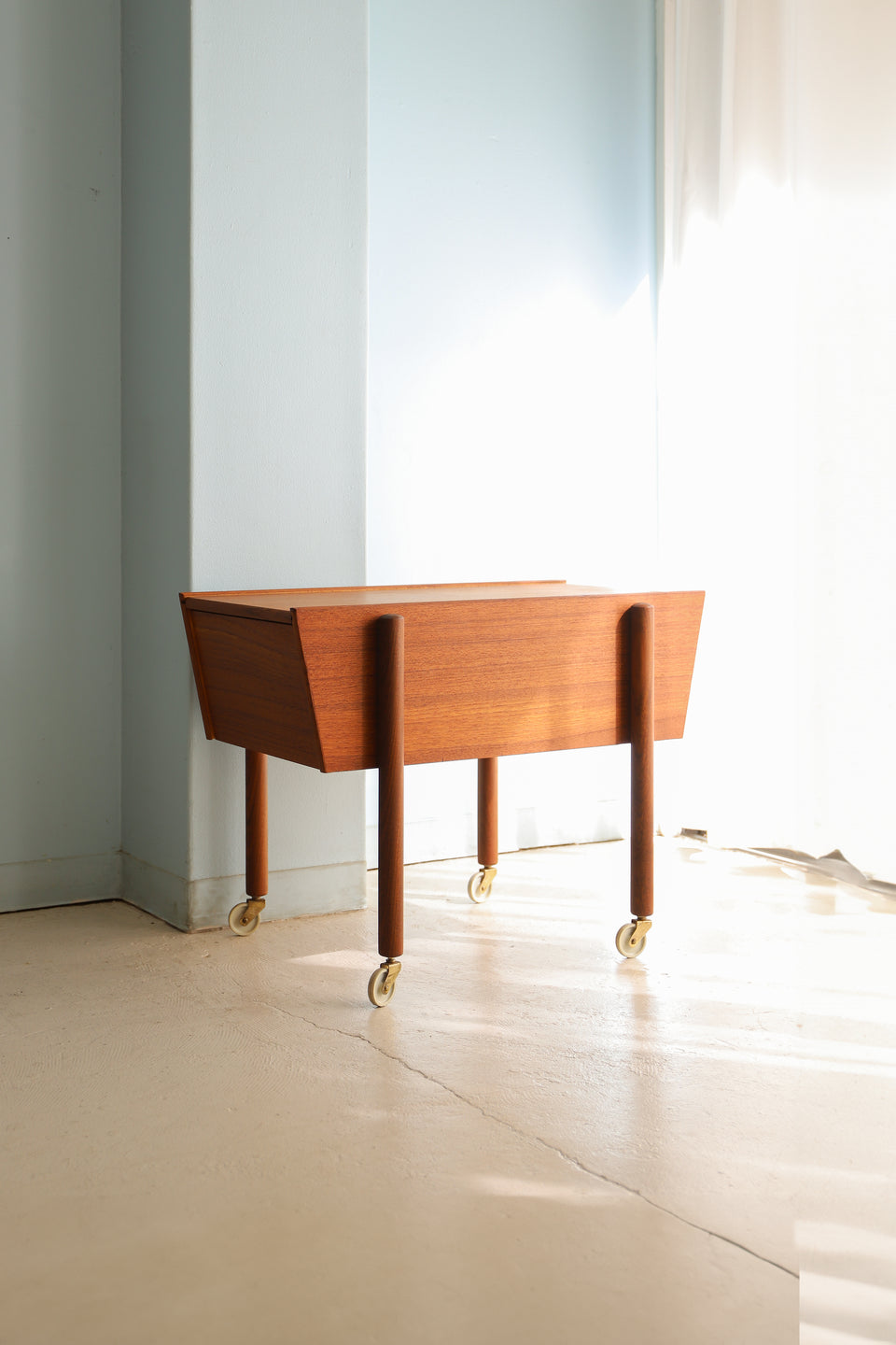 Sewing Wagon Side Table Danish Vintage/デンマークヴィンテージ ソーイングワゴン サイドテーブル 北欧家具
