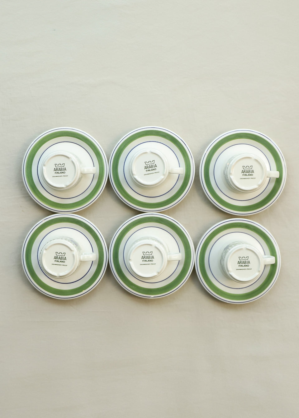 ARABIA Krokus Demitasse Cup&Saucer Finnish Vintage/アラビア クロッカス デミタスカップ&ソーサー 北欧ヴィンテージ食器