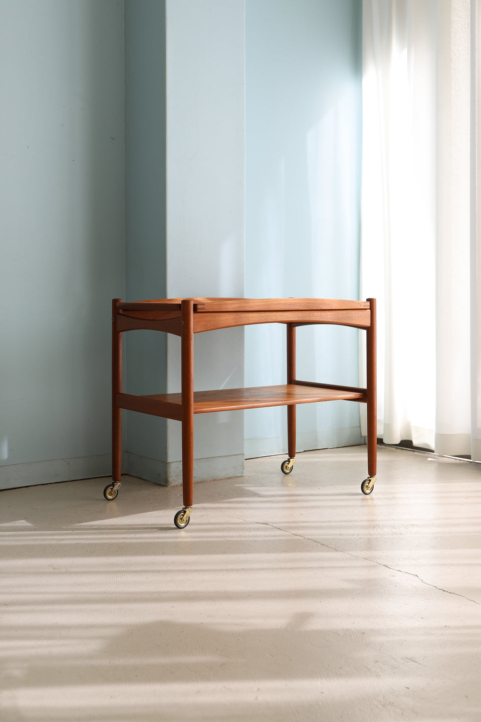 Danish Vintage Poul Hundevad Serving Trolley/デンマークヴィンテージ サービングトロリー ワゴン バーカート ポール・ハンデバッド 北欧家具