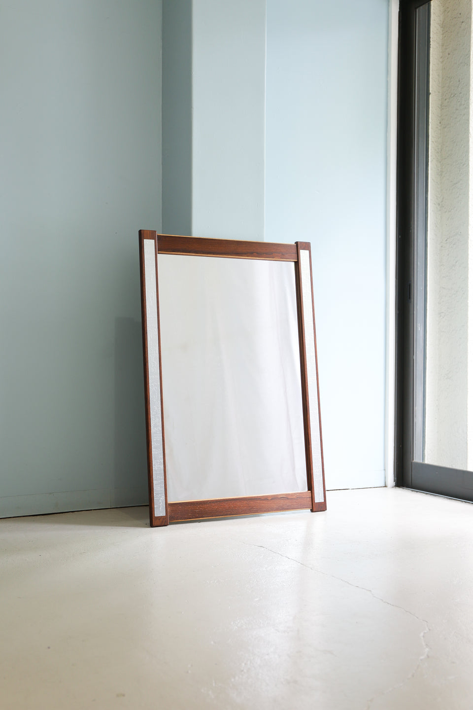 Danish Vintage J.Hølmer-Hansen Rosewood Wall Mirror/デンマークヴィンテージ ウォールミラー 壁掛け鏡 ローズウッド材 北欧インテリア