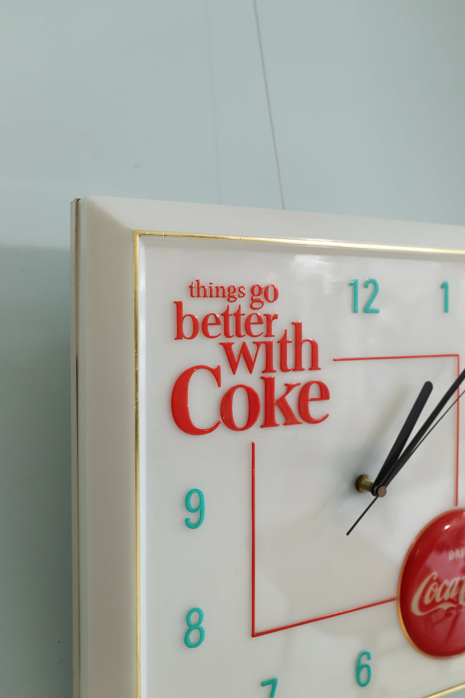 US Vintage Coca-Cola Light Up Wall Clock/アメリカヴィンテージ コカコーラ ライトアップウォールクロック