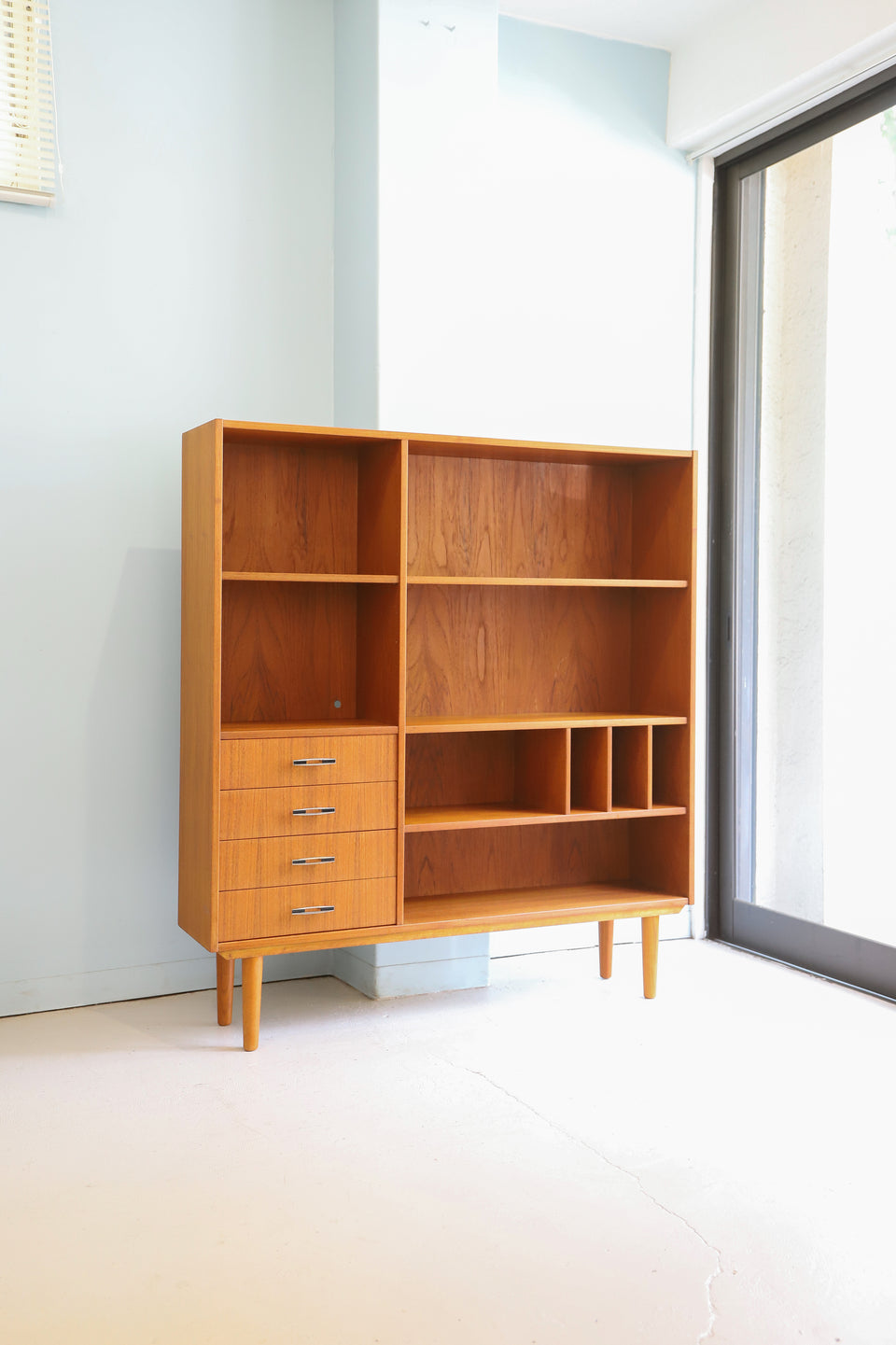 Danish Vintage Bookcase with Drawers/デンマークヴィンテージ ブックケース シェルフ 本棚 引き出し 北欧家具