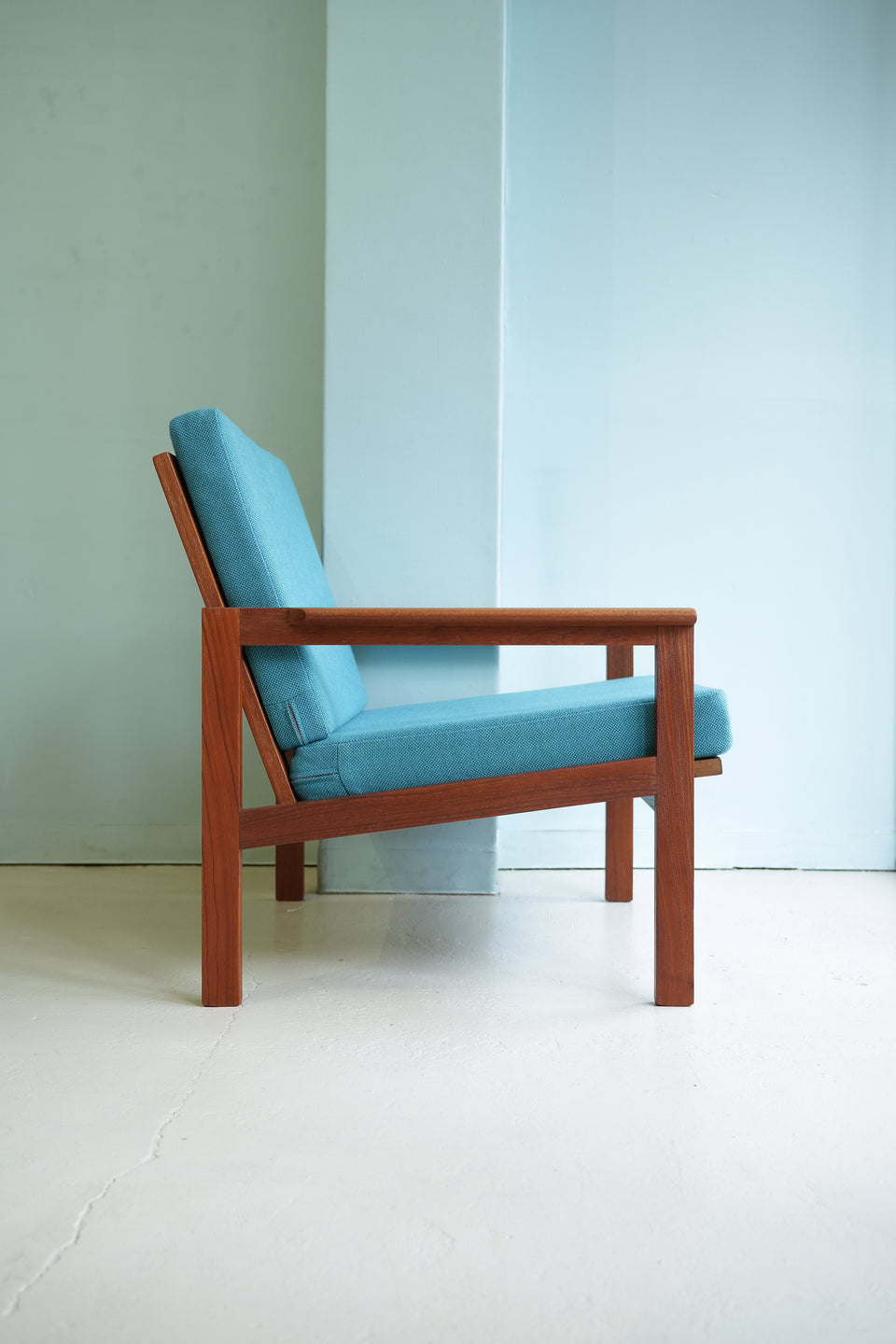 Illum Wikkelso Capella Easy Chair with Ottoman Niels Erik Eilersen/イルム・ヴィケルソー イージーチェア カペラ アイラーセン デンマークヴィンテージ