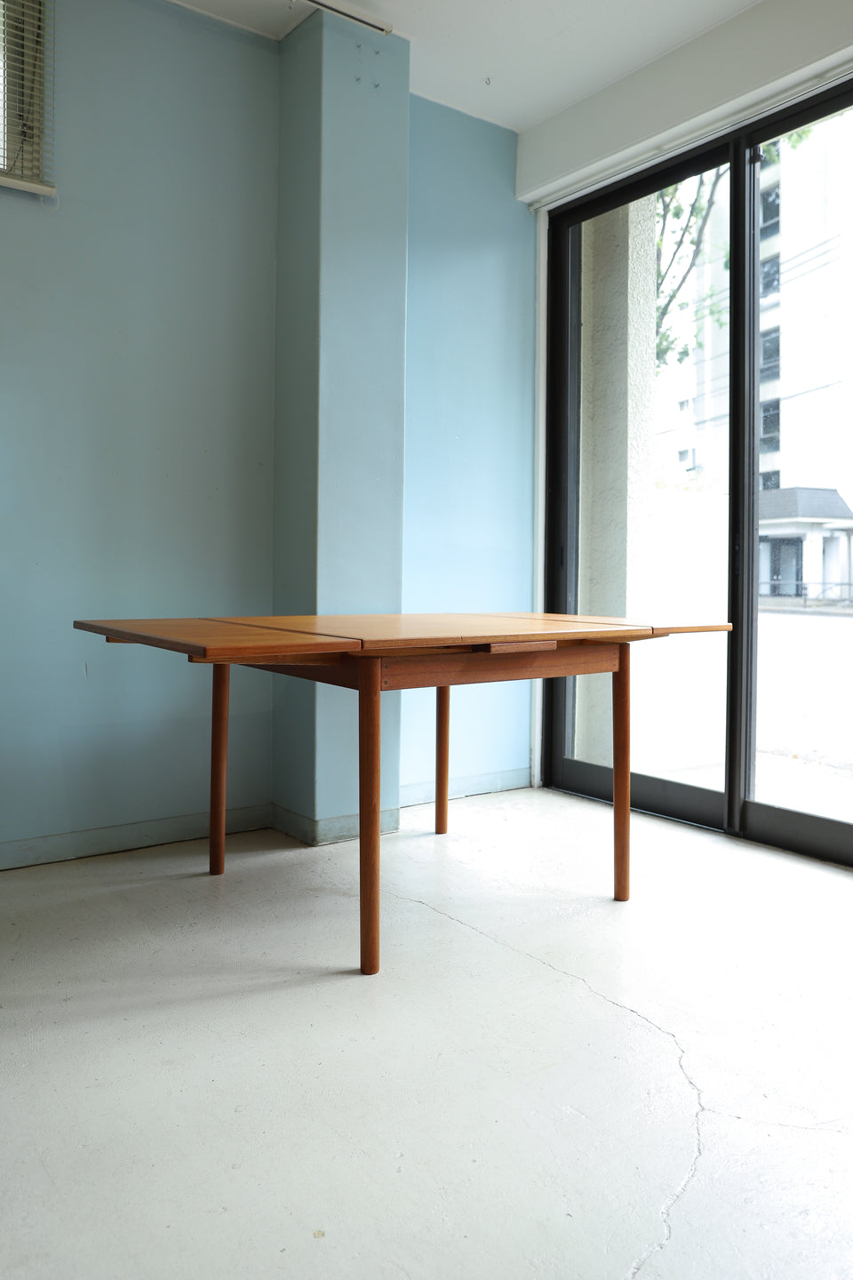 Japanese Vintage Extension Dining Table/ジャパンヴィンテージ エクステンションダイニングテーブル チーク材 北欧デザイン