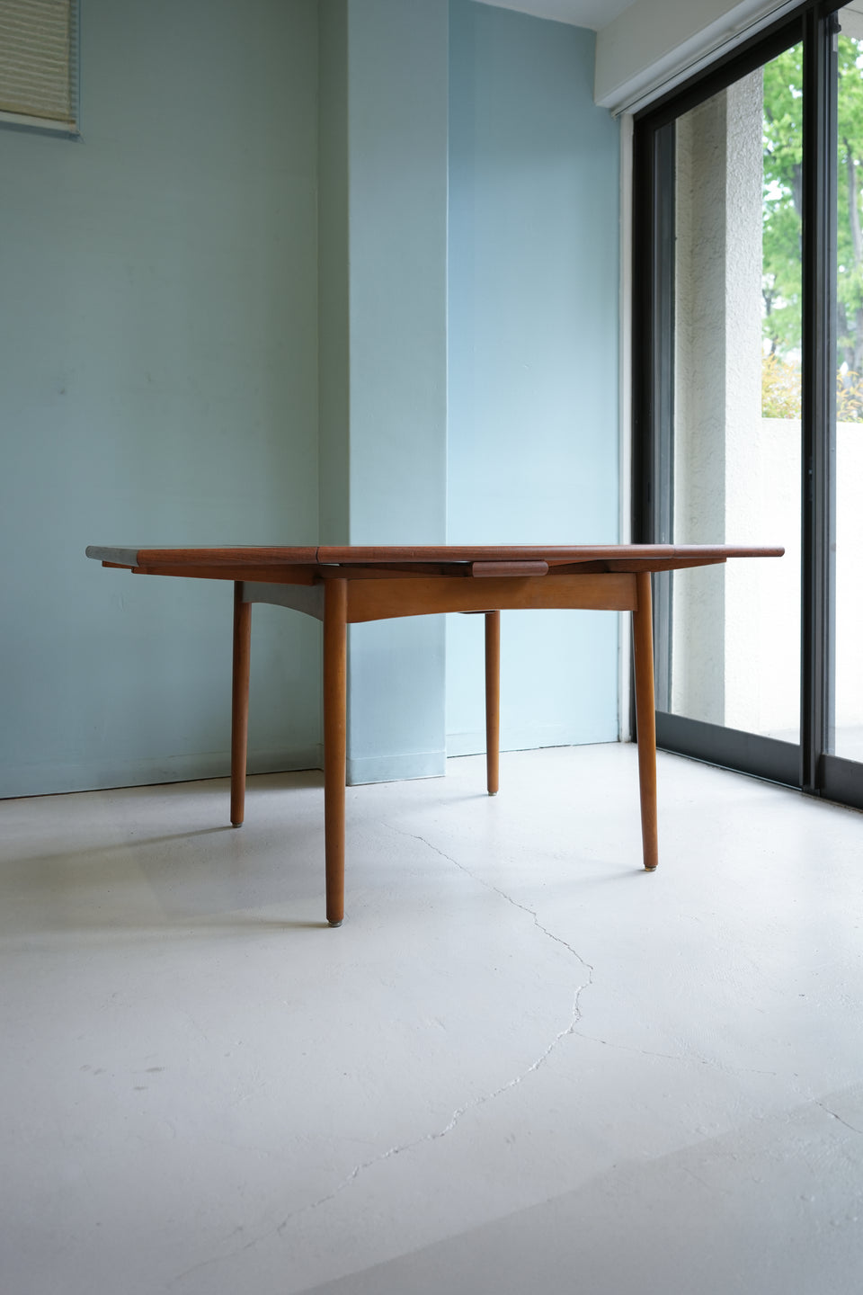 Japanese Vintage Square Extension Dining Table/ジャパンヴィンテージ エクステンション ダイニングテーブル