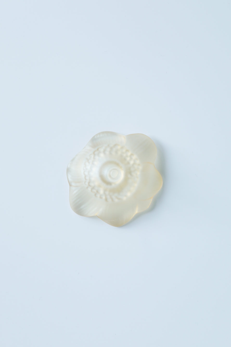 Lalique Anemone Objet Gold Lustre/ラリック アネモネ ガラスオブジェ ゴールドラスター