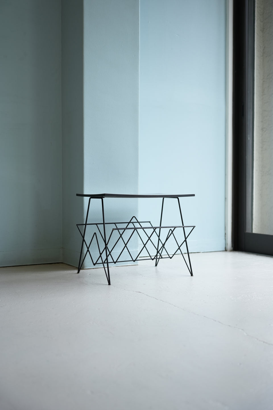 Midcentury Vintage Side Table with Magazine Rack/ミッドセンチュリーヴィンテージ サイドテーブル マガジンラック