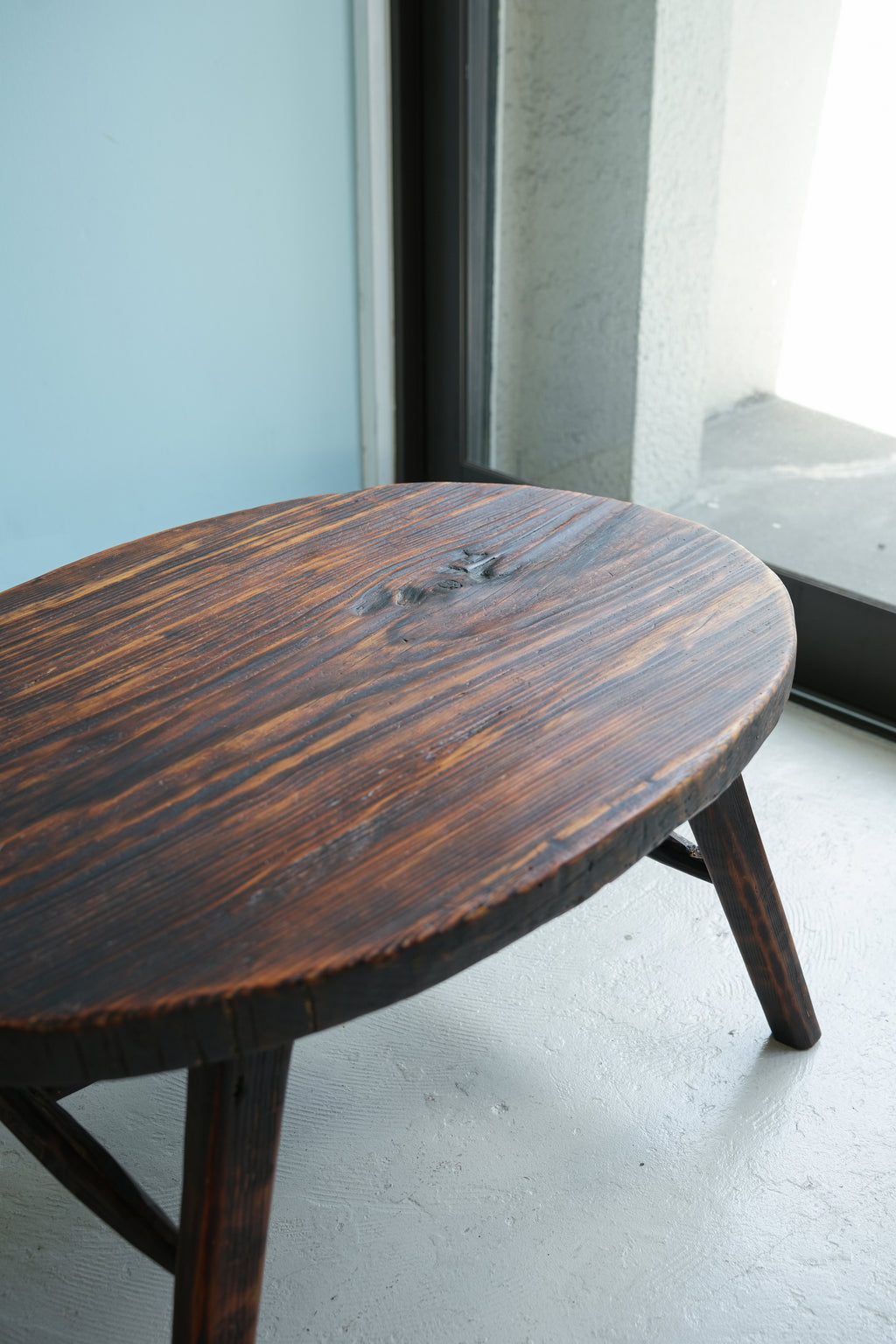 無垢材 ローテーブル スツール 民藝/Solid Wood Low Table Stool