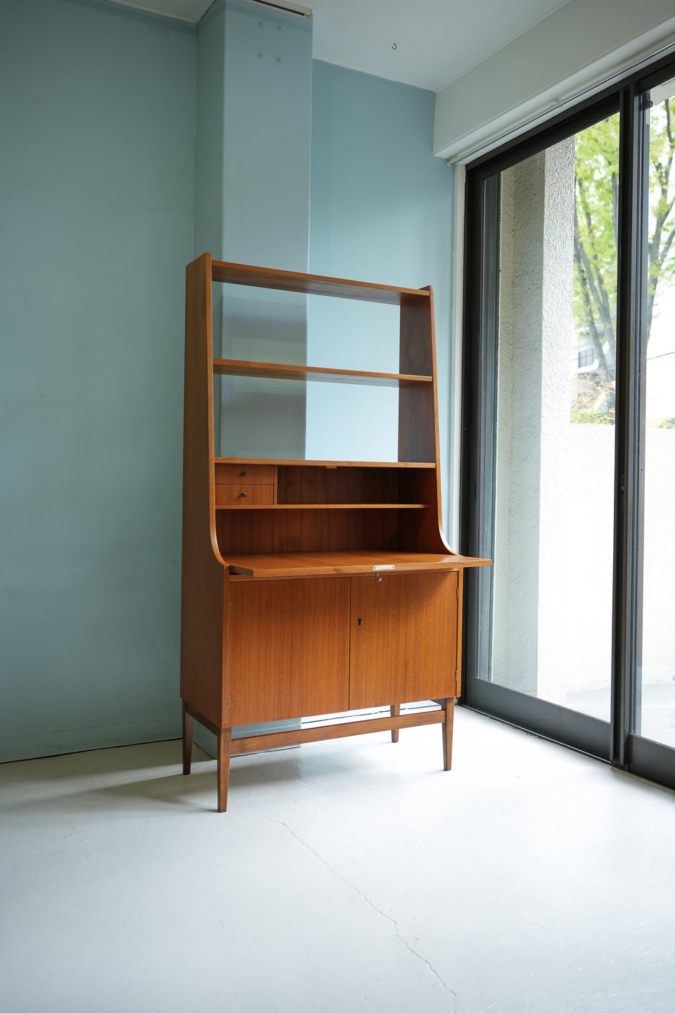 Swedish Vintage Bookcase Bureau/スウェーデンヴィンテージ ブックケース ビューロー 本棚 北欧家具