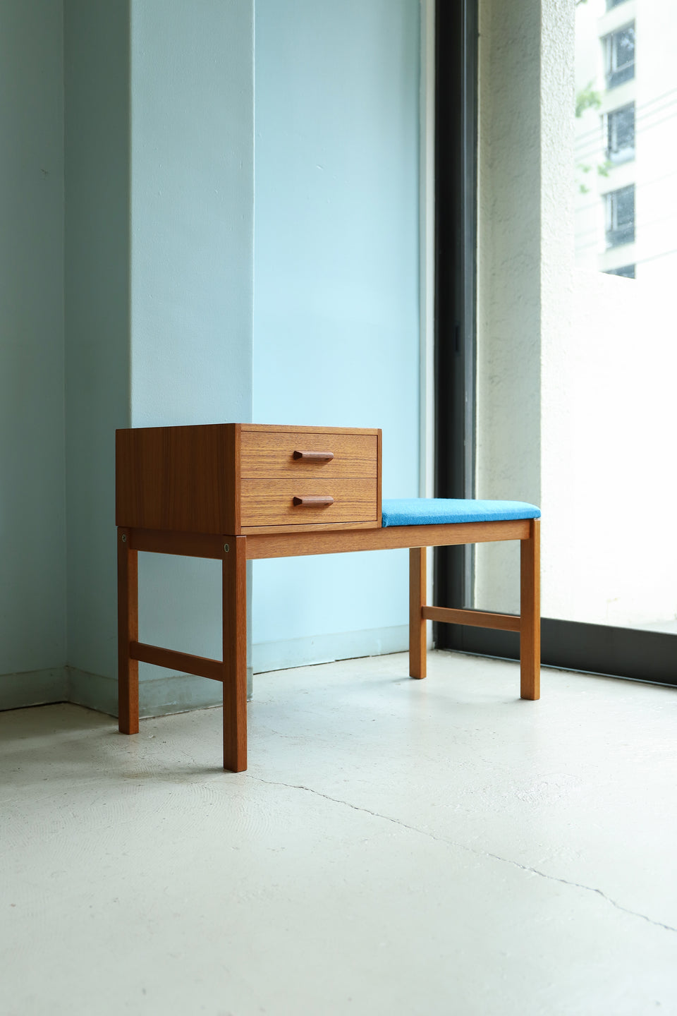 Swedish Vintage Telephone Bench/スウェーデンヴィンテージ テレフォンベンチ チェスト サイドテーブル 北欧家具
