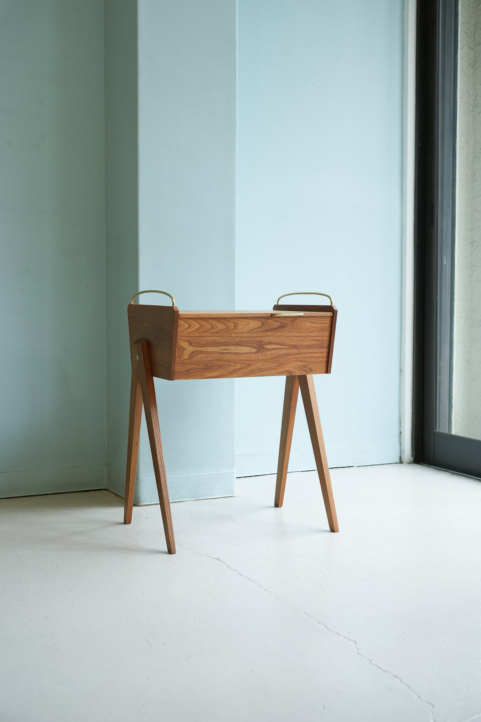 Swedish Vintage Sewing Box Side Table/スウェーデンヴィンテージ ソーイングボックス サイドテーブル 北欧家具