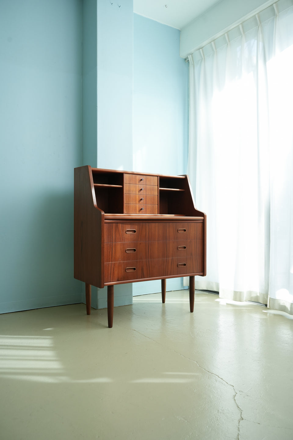 Teak Writing Bureau Danish Vintage/デンマークヴィンテージ ライティングビューロー チーク材 北欧家具