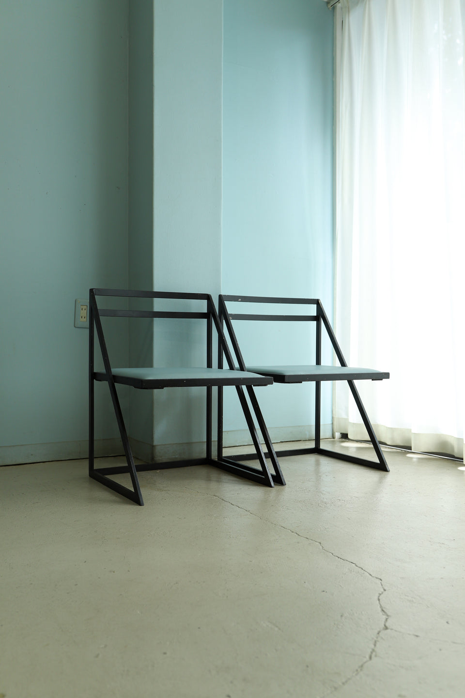 Vintage Iron Chair Postmodern Design/ヴィンテージ アイアンチェア ポストモダンデザイン