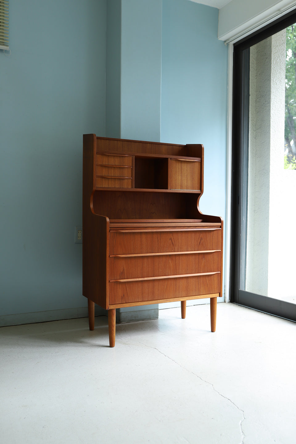 Writing Bureau with Mirror Danish Vintage/デンマークヴィンテージ ライティングビューロー ミラー付き ドレッサー 北欧家具