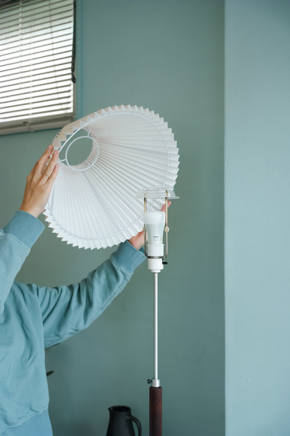 Danish Vintage Floor Stand Light Rosewood × Metal/デンマークヴィンテージ フロアスタンドライト ローズウッド材 照明 北欧インテリア