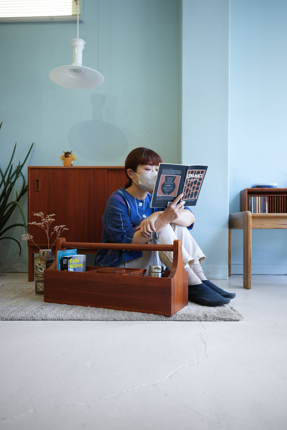 Danish Vintage NISSEN Bar Caddy Teakwood/デンマークヴィンテージ ニッセン バーキャディー チーク材 北欧インテリア