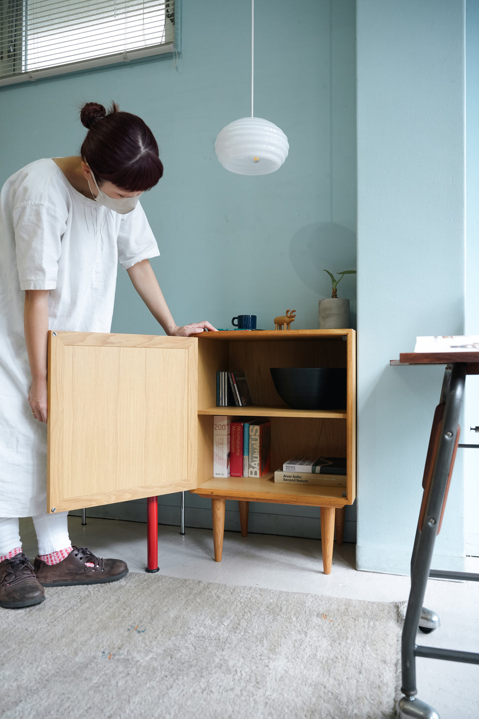 HG Møbler Oakwood Small Cabinet Rud Thygesen & Johnny Sorensen/デンマークヴィンテージ HGモブラー スモールキャビネット オーク材 収納 北欧家具