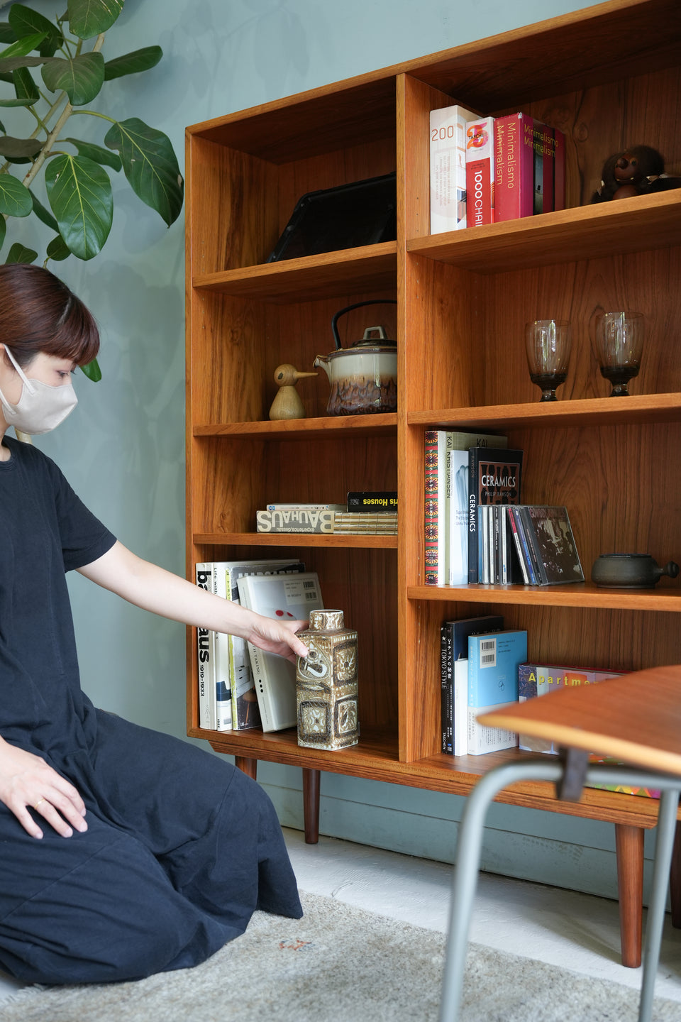 Teakwood Bookcase Scandinavian Vintage/北欧ヴィンテージ ブックケース 本棚 チーク材