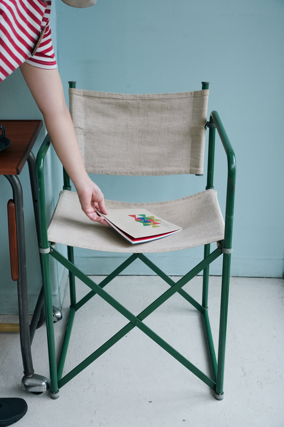 Vintage Folding Chair Danish Design/ヴィンテージ フォールディングチェア 折りたたみ デンマークデザイン 北欧家具