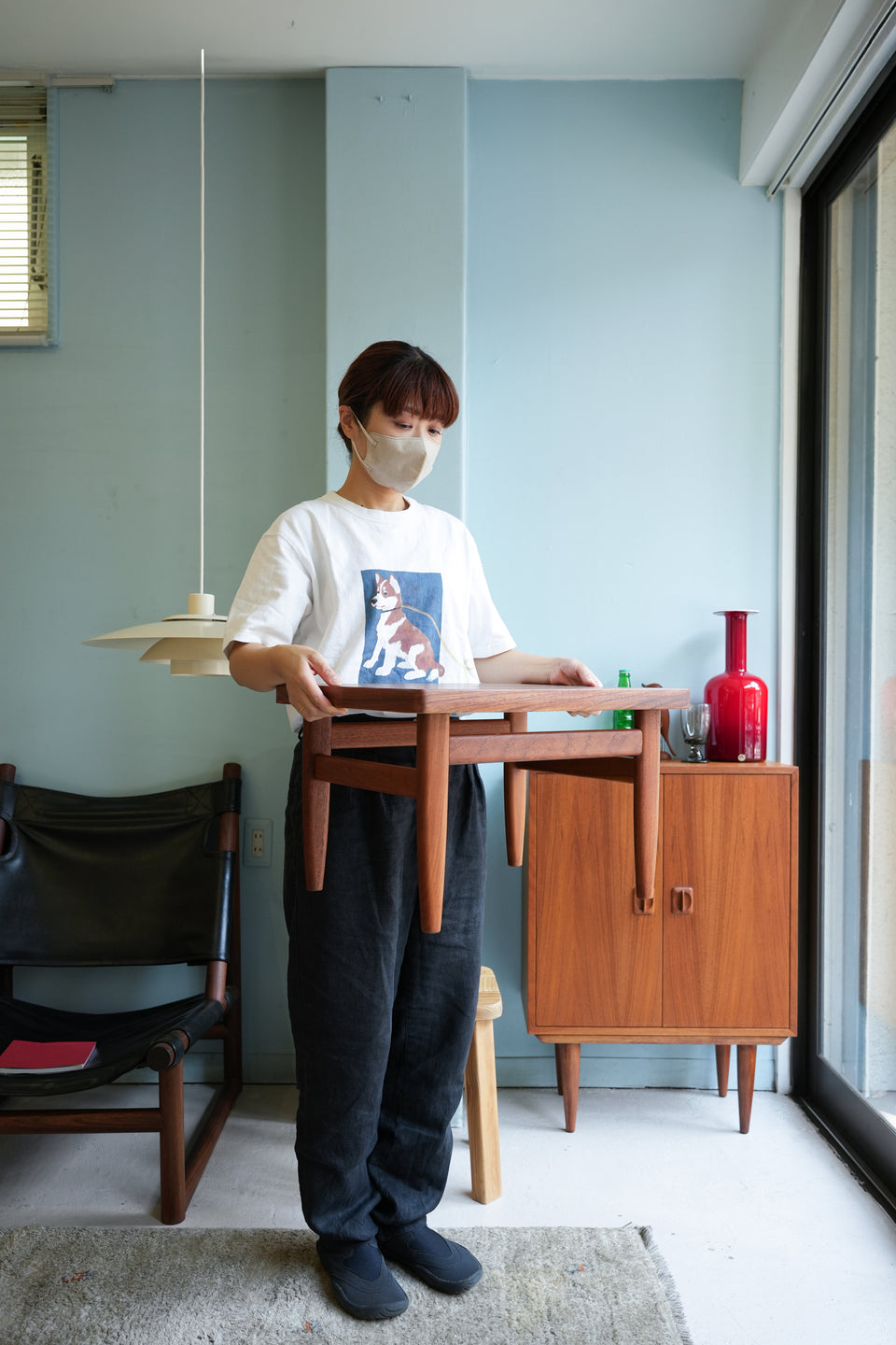 Vintage Teakwood Small Low Table/ヴィンテージ スモールローテーブル チーク材 レトロモダン