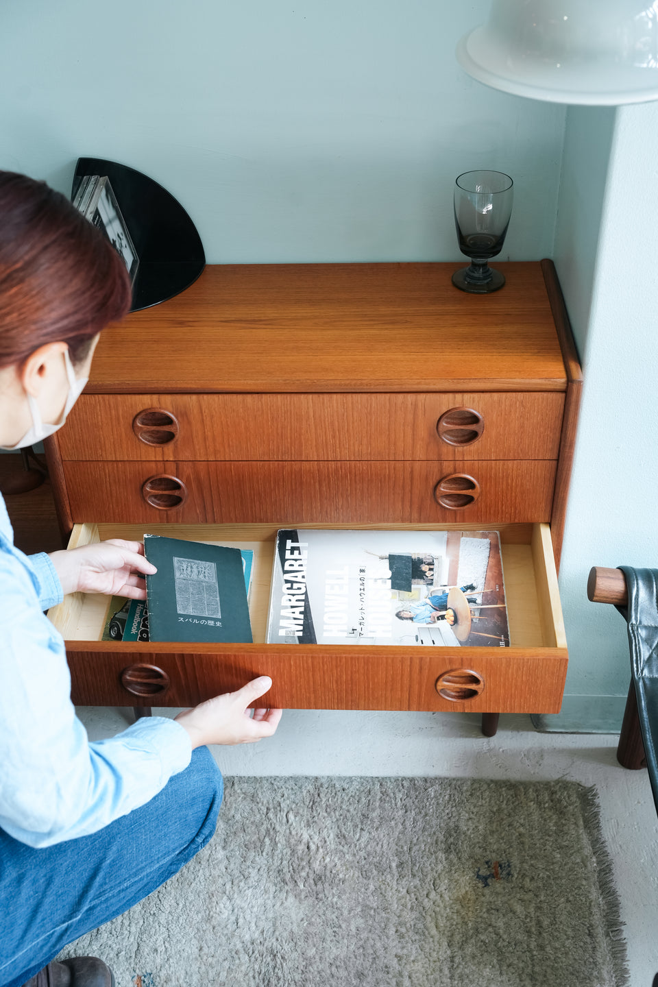Danish Vintage 3drawer Small Chest/デンマークヴィンテージ スモールチェスト 3段 北欧家具