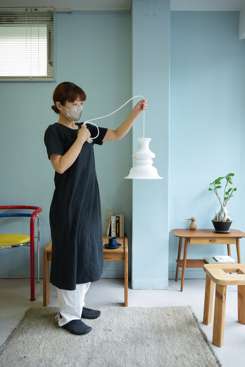 Holmegaard Pendant Light Bibliotek Danish Vintage/ホルムガード ペンダントライト シセ・ヴェアナー ガラス 照明 デンマーク 北欧デザイン