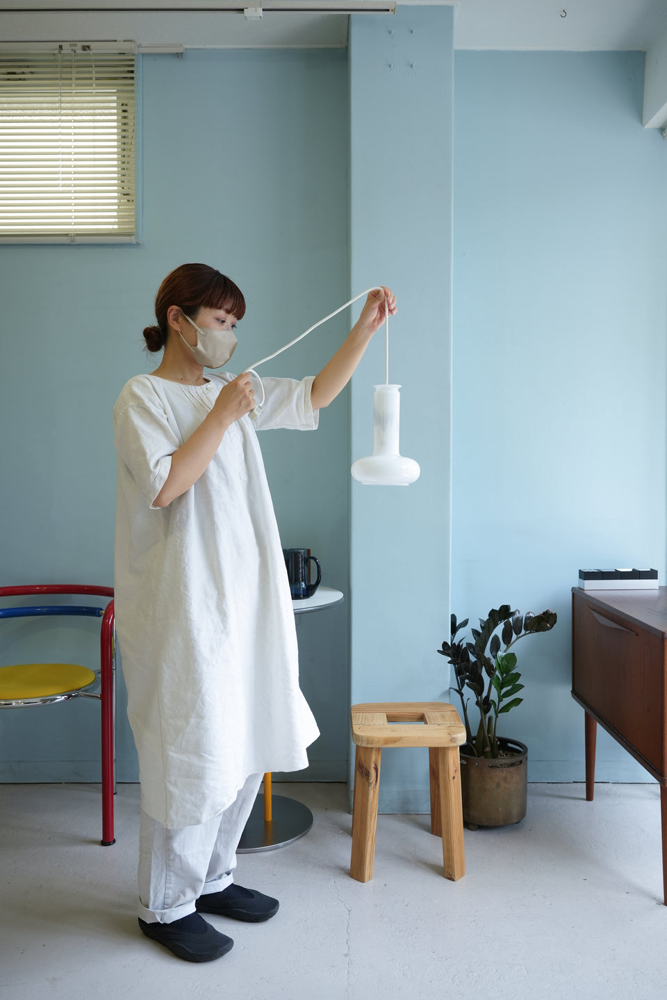 Holmegaard Pendant Light Blues Small Danish Vintage/デンマークヴィンテージ ホルムガード ペンダントライト ブルース シセ・ヴェアナー 北欧インテリア