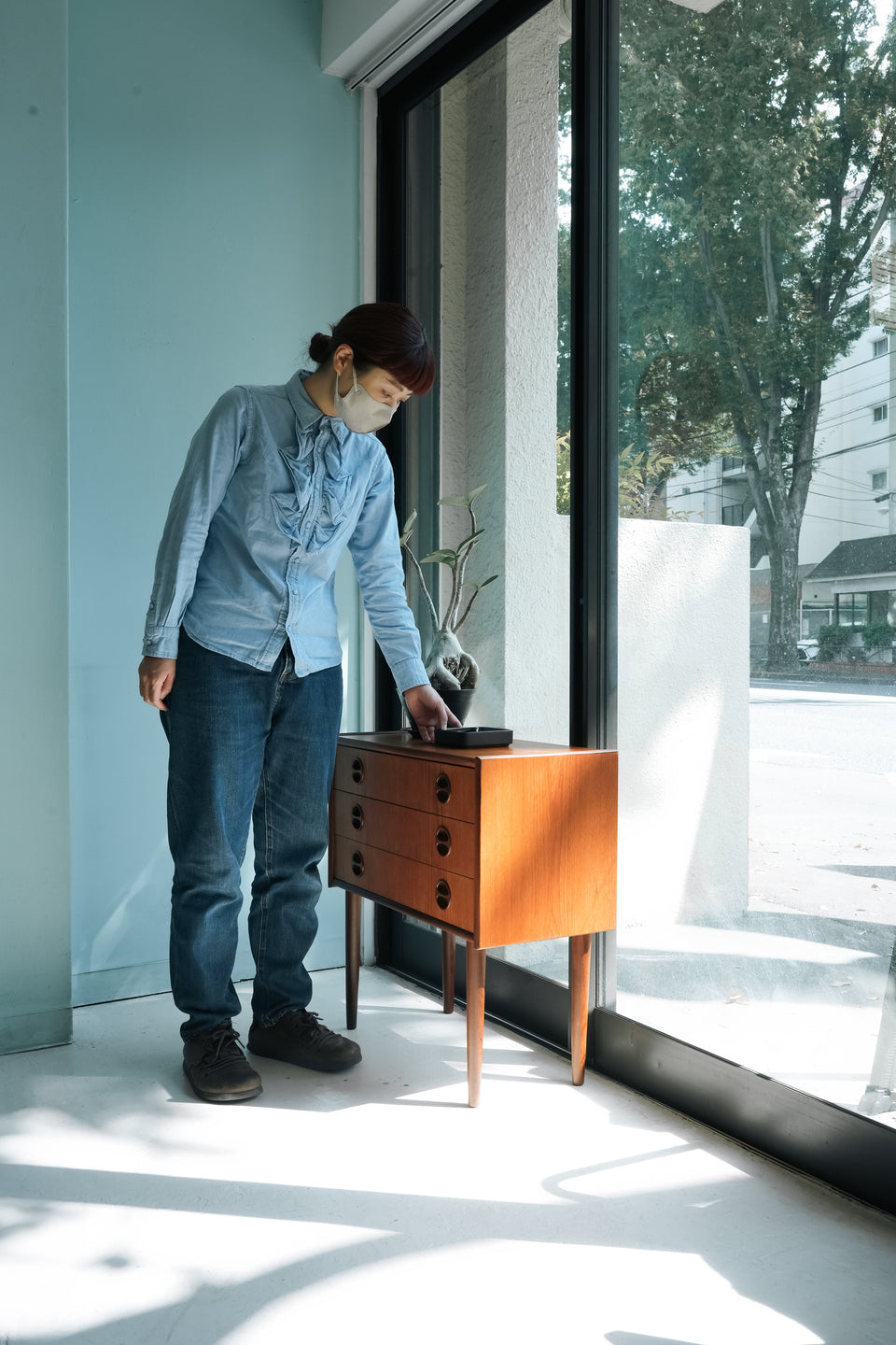 Danish Vintage 3drawer Small Chest/デンマークヴィンテージ スモールチェスト 3段 北欧家具