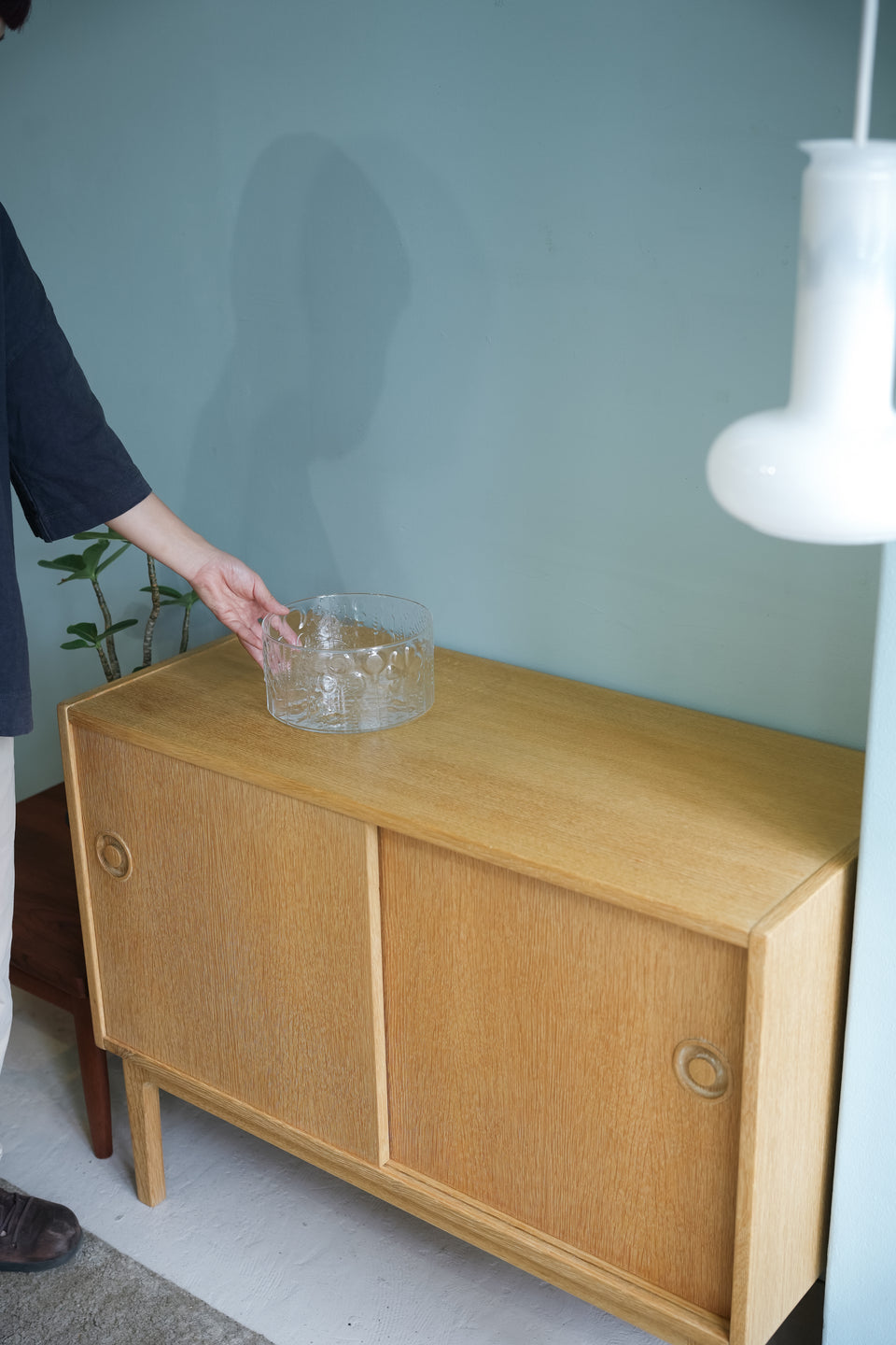 Scandinavian Vintage Oakwood Bookcase Open Shelf/北欧ヴィンテージ ブックケース オープンシェルフ オーク材 本棚