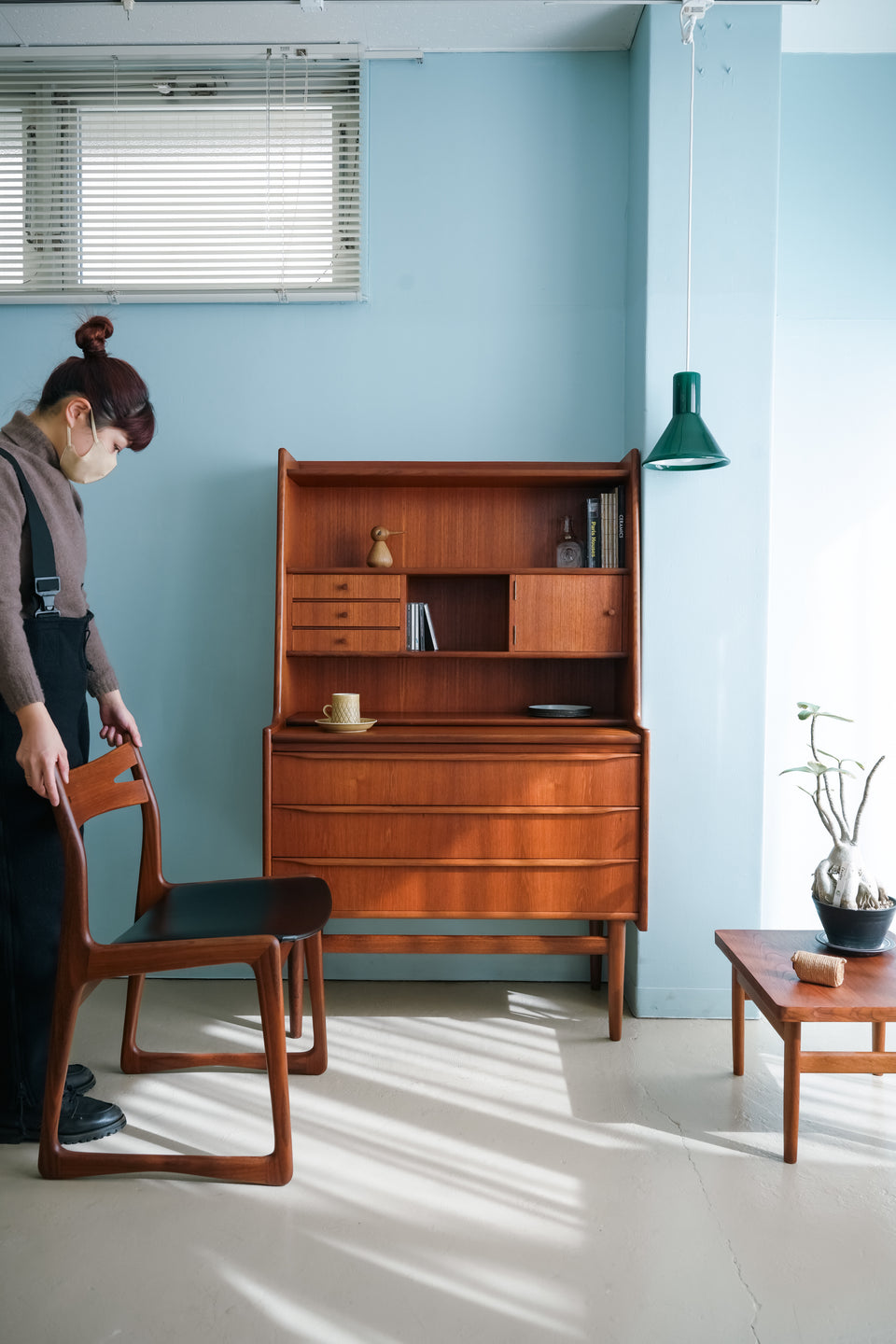 Danish Vintage Teak Writing Bureau Dresser/デンマークヴィンテージ ライティングビューロー ドレッサー チーク材 北欧家具
