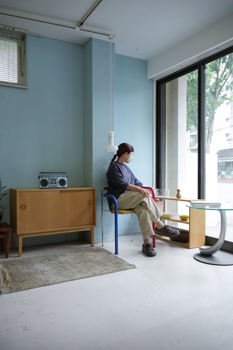 Scandinavian Vintage Oakwood Bookcase Open Shelf/北欧ヴィンテージ ブックケース オープンシェルフ オーク材 本棚