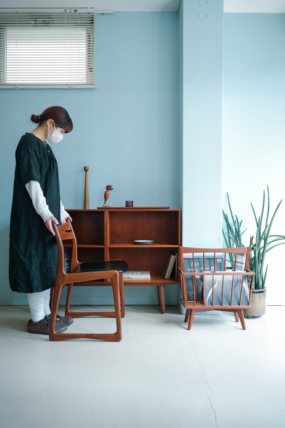 Vintage Teak Magazine Rack/ヴィンテージ マガジンラック チーク材