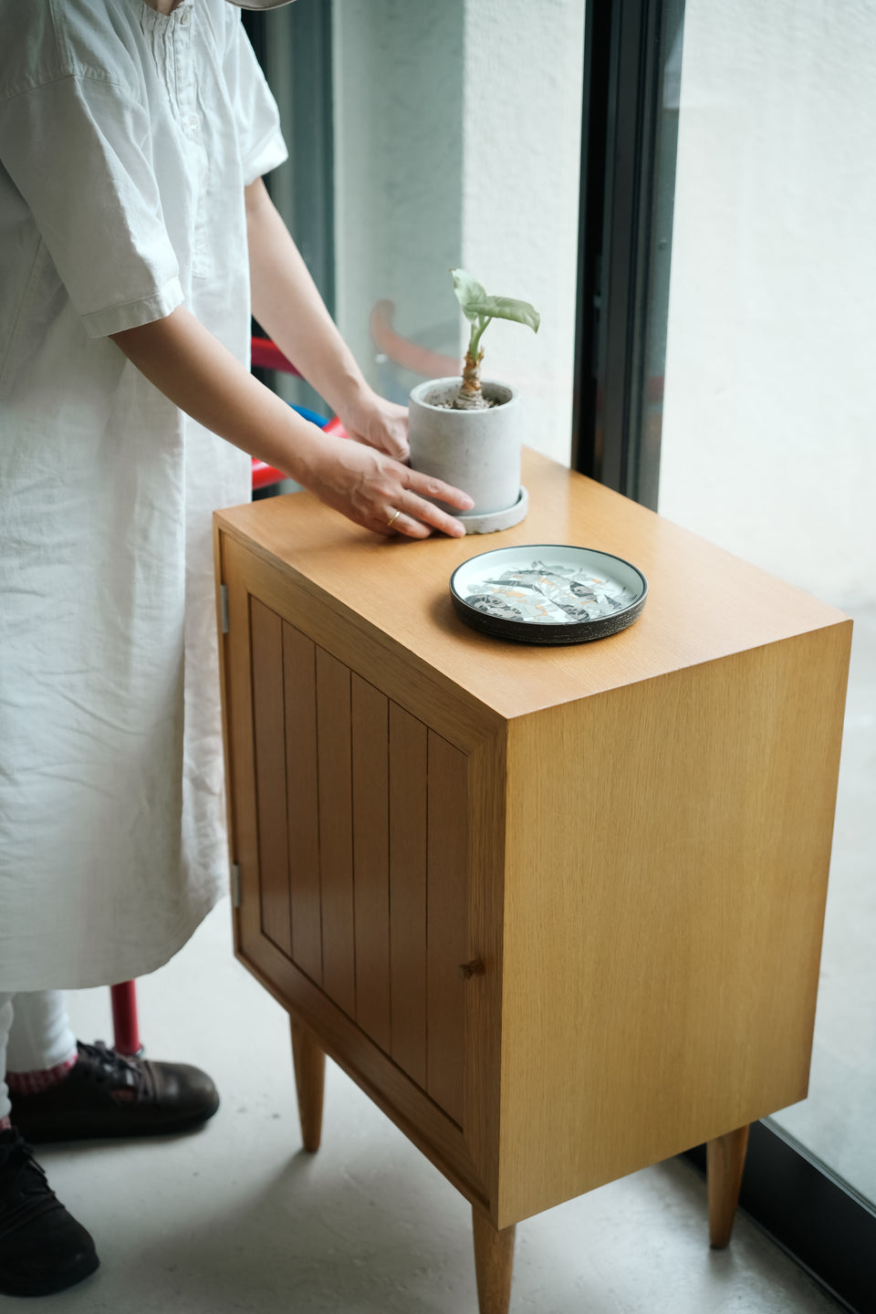 HG Møbler Oakwood Small Cabinet Rud Thygesen & Johnny Sorensen/デンマークヴィンテージ HGモブラー スモールキャビネット オーク材 収納 北欧家具