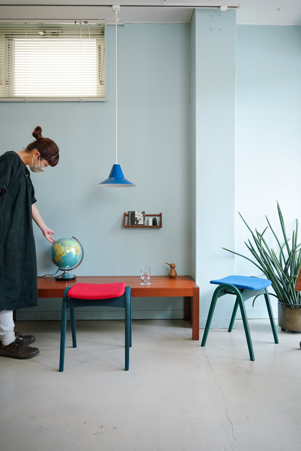 Akita Mokko Stacking Stool No.202/秋田木工 スタッキングスツール 剣持勇