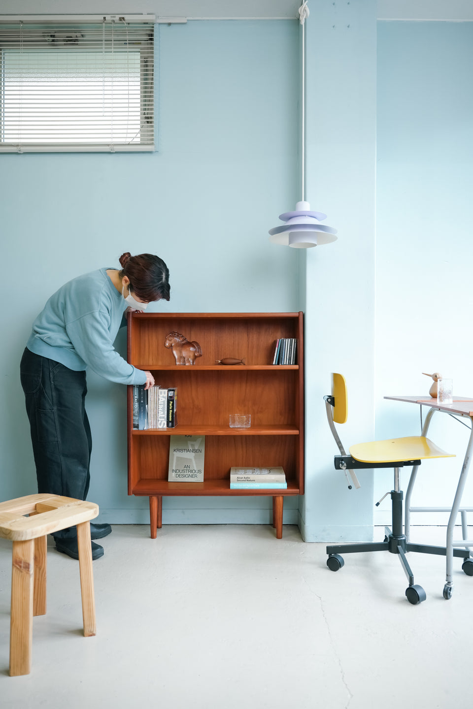 Bookcase Teak Danish Vintage/デンマークヴィンテージ ブックケース 本棚 チーク材