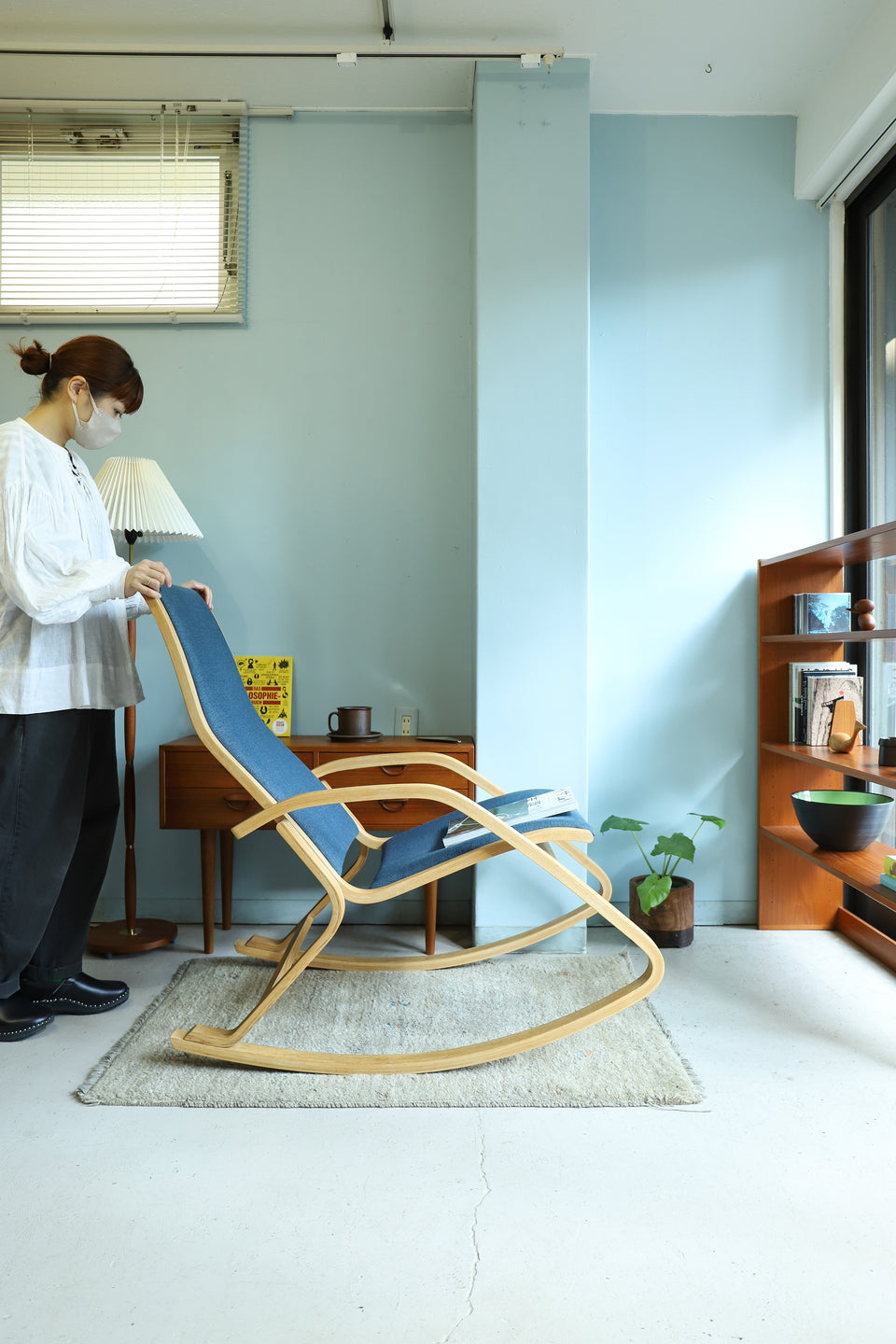 Czech Vintage Ludvik Volak Rocking Chair Drevopodnik Holesov/チェコヴィンテージ ロッキングチェア ルドヴィク・ヴォラック 北欧家具