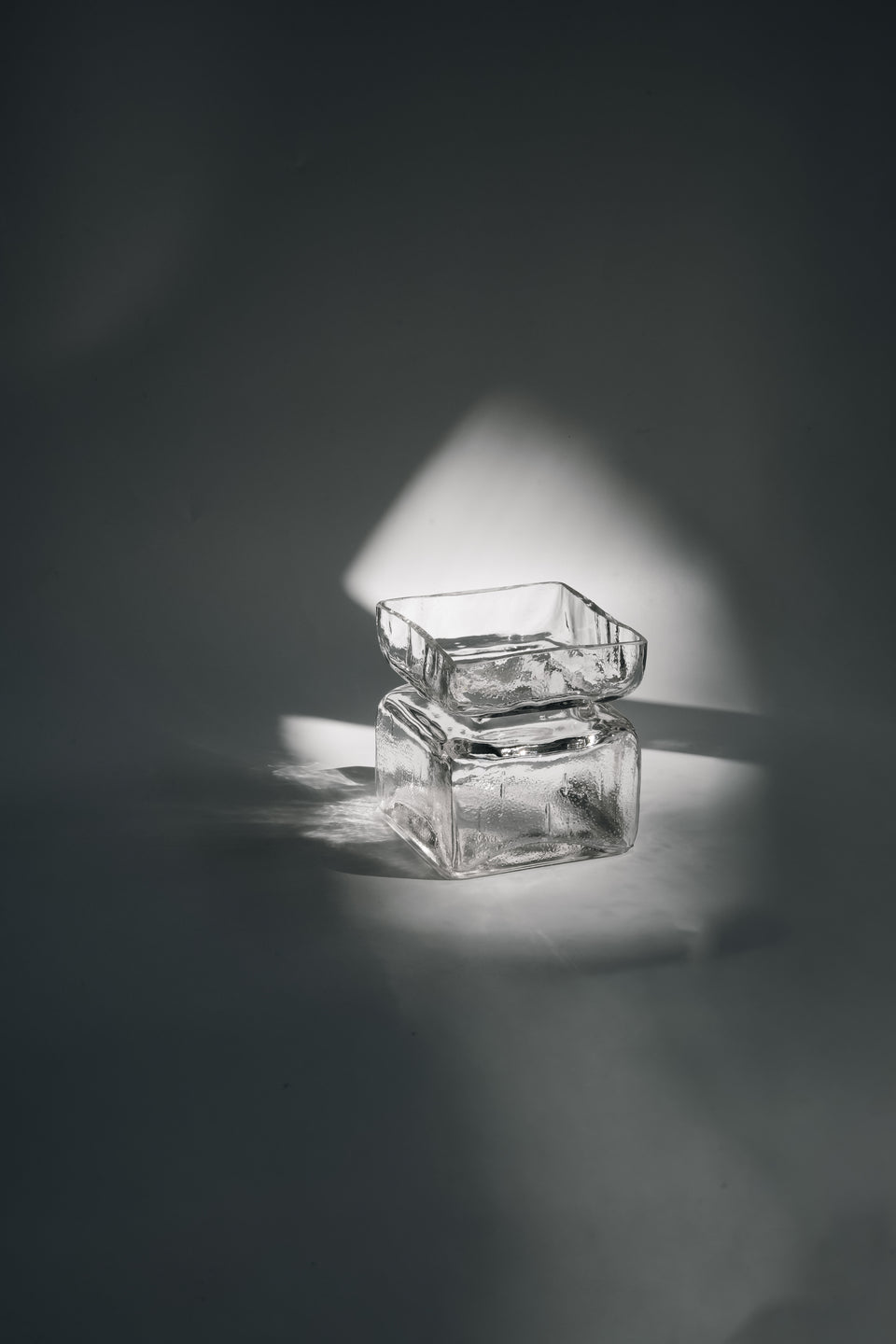 Riihimäen Lasi Pala Vase Clear Helena Tynell/リーヒマエン・ラシ パラ クリア フラワーベース 花瓶 ヘレナ・ティネル