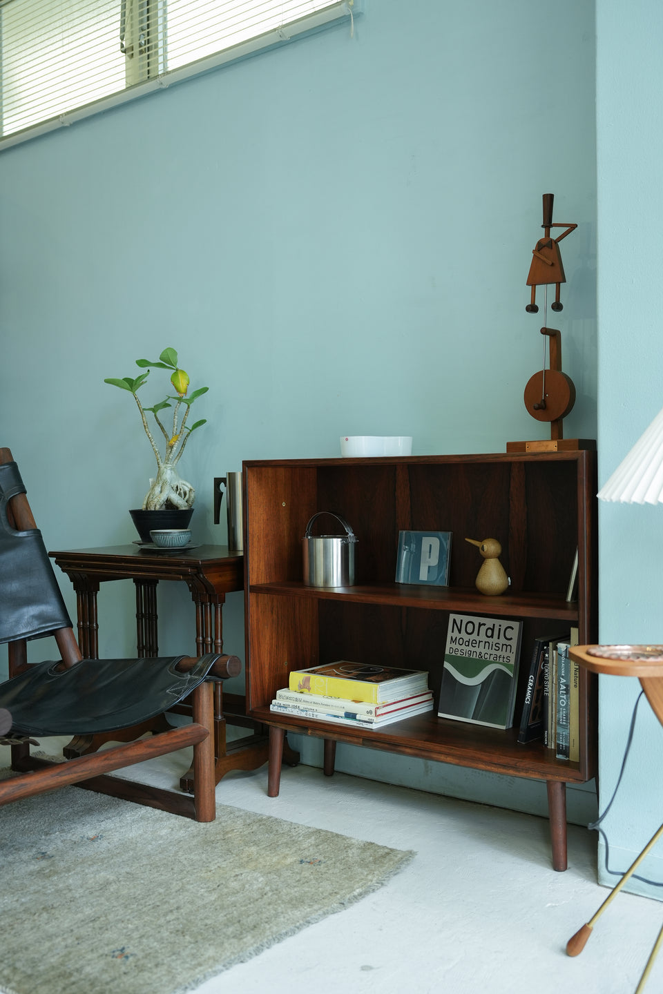 Danish Vintage Hjørnebo Møbelfabrik Small Bookcase Rosewood/デンマークヴィンテージ ローズウッド ブックケース 本棚 北欧家具