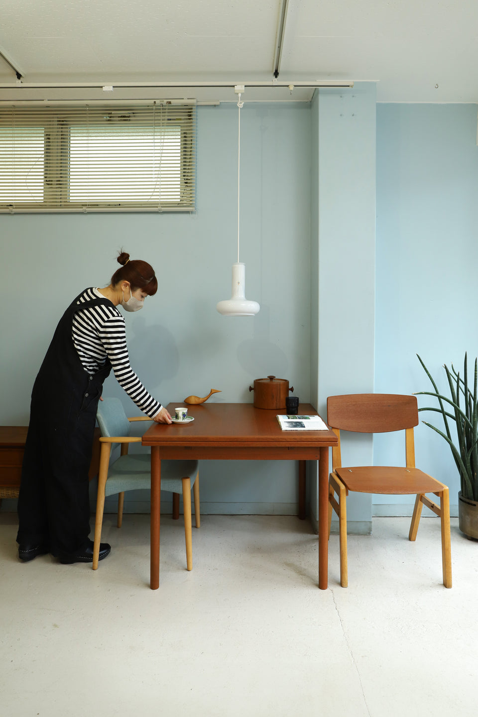 Danish Vintage Holmegaard Pendant Light Blues/デンマークヴィンテージ ペンダントライト ブルース 北欧ヴィンテージ
