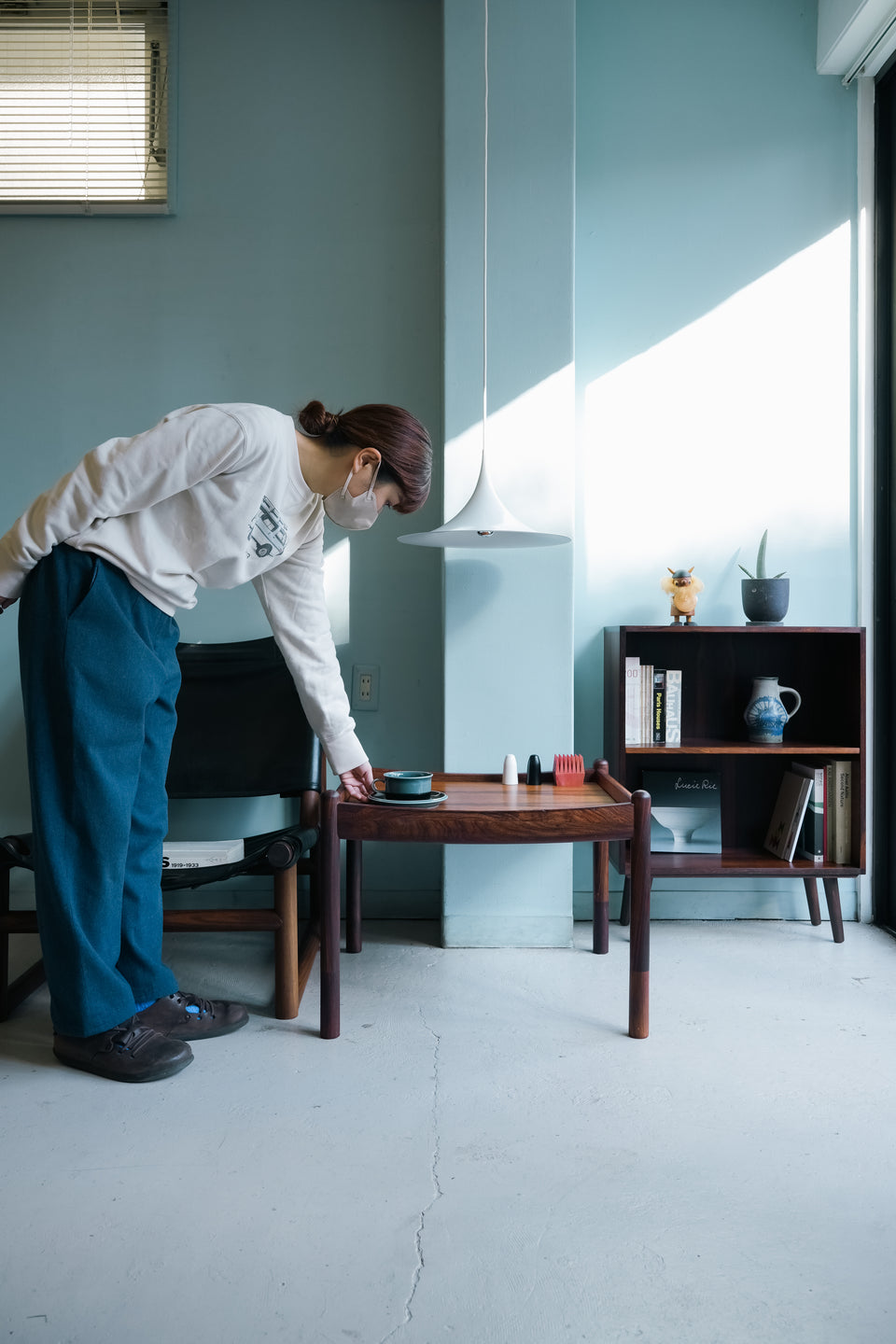 Danish Vintage Rosewood Square Coffee Table/デンマークヴィンテージ コーヒーテーブル ローズウッド材 北欧家具