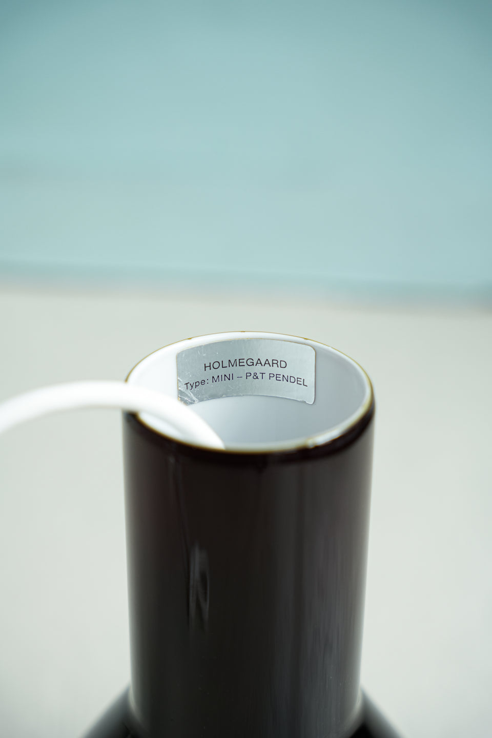 Holmegaard P&T Small Pendant Aubergine Danish Vintage/ホルムガード ペンダントライト オーベルジーヌ デンマークヴィンテージ