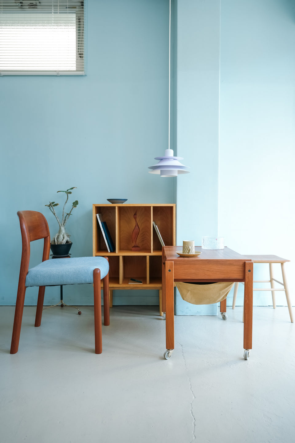 Horn Pendant Light Type753 Purple/デンマークヴィンテージ ホーン ペンダントライト 照明